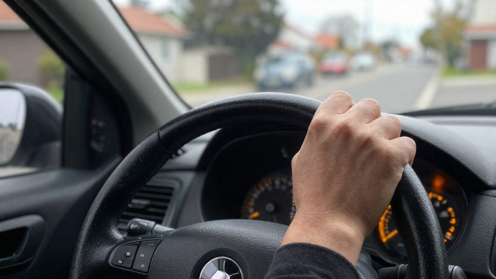 What does a steady ABS light mean?