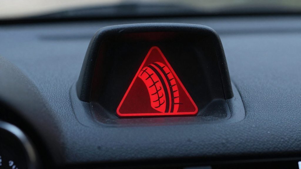 What does the tire pressure (TPMS) light mean?