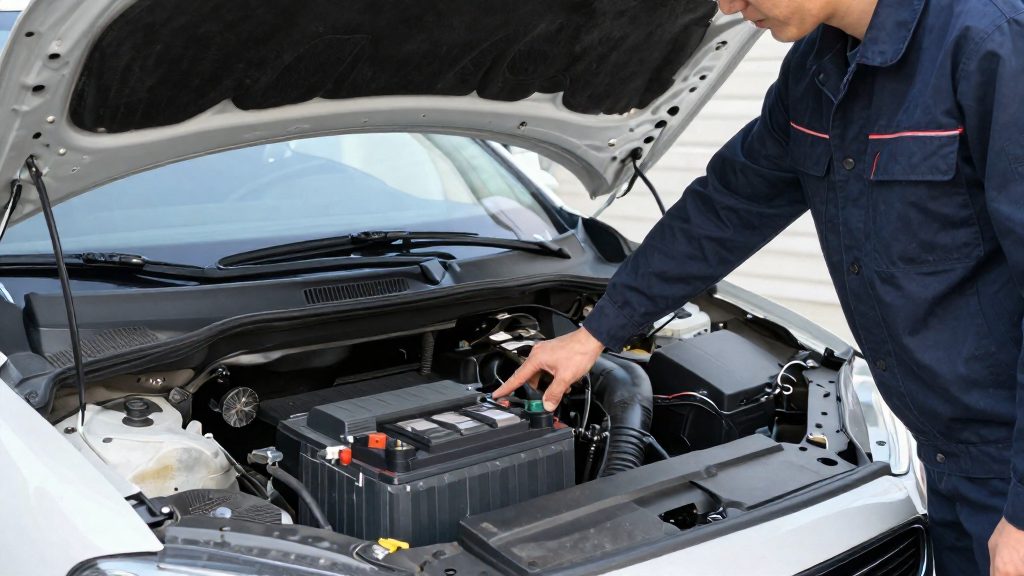Was bedeutet das Batterie-Warnsymbol?