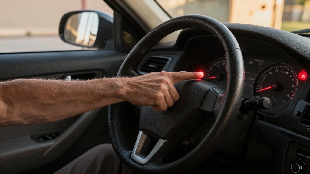 What does the brake warning light mean?
