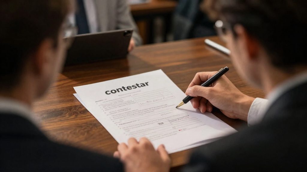 Por que não há uma regra nacional para contestar?