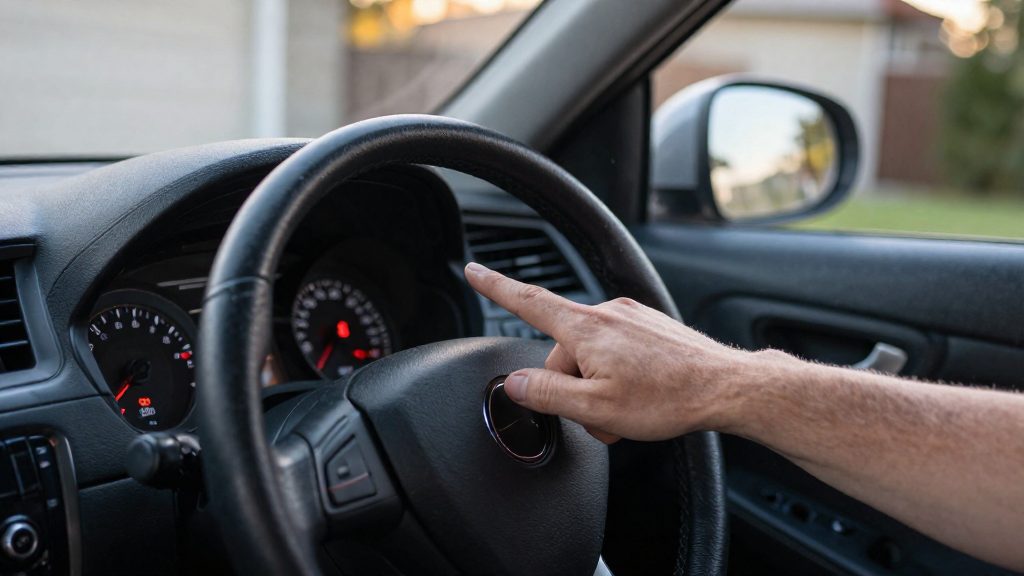 ¿Qué indica el testigo del motor en el cuadro?