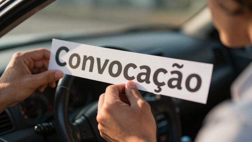 O que fazer ao receber a convocação?