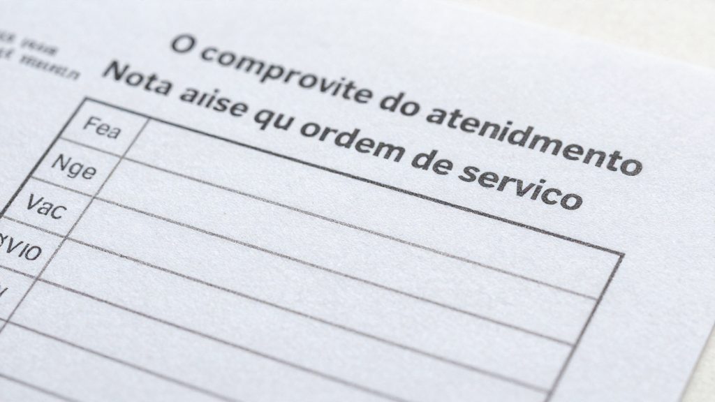 Por que guardar o comprovante do atendimento?