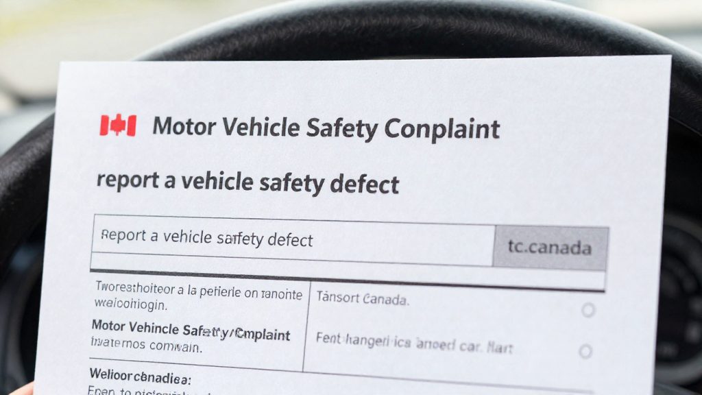 How do you file a report with Transport Canada?
